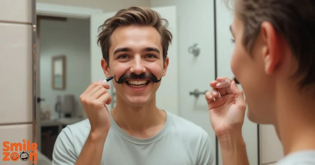 Draw a funny Mustache