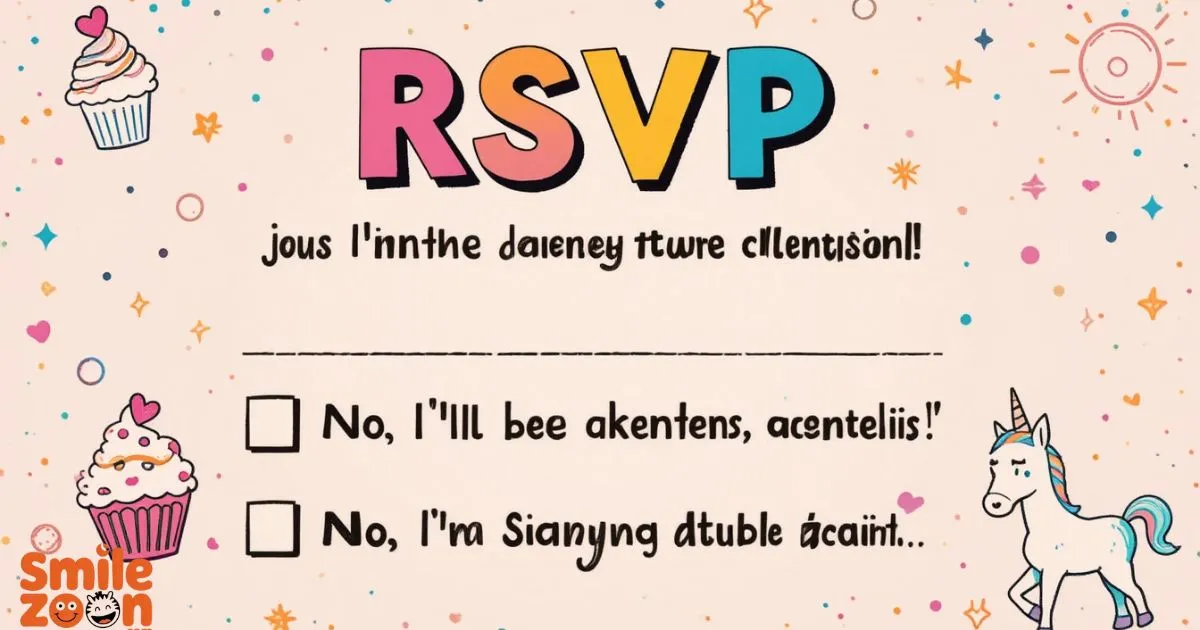 Funny RSVP Responses