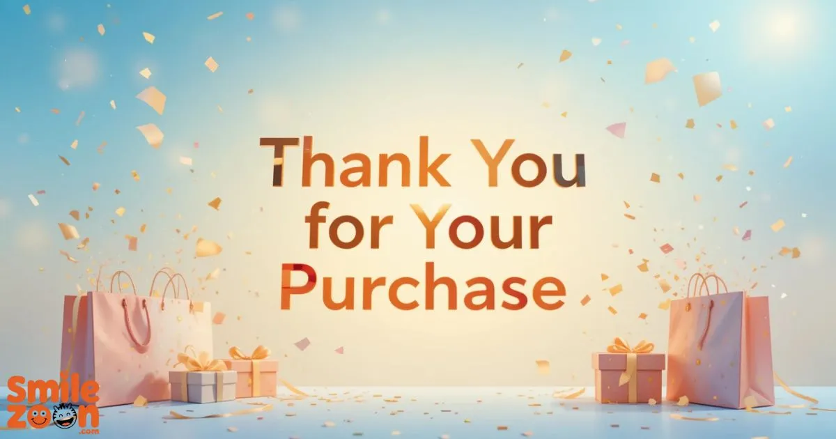 Thank You for Your Purchase